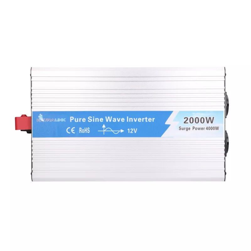 Extralink OPIP-2000W | Įtampos keitiklis | automobilinis 12V, 2000W grynas sinusas