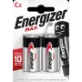 Vienkartinė baterija Energizer Max C 1,5V šarminė, pakuotė po 2 vnt. E301533200