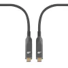 USB-C vaizdo kabelis TB AKTBXIACCOP500B hibridinis 4K, 5 m ilgis