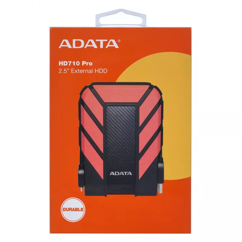 Išorinis kietasis diskas ADATA HD710 Pro 1 TB 2,5 colio USB 3.2 Gen 1 (3.1 Gen 1) juodas, raudonas