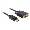 Laidas DeLOCK DisplayPort į DVI 24+1 Kištukas/Kištukas 2 m