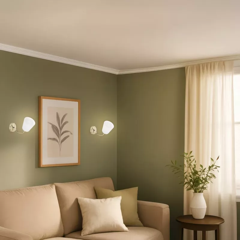 Activejet sieninis šviestuvas AJE-EMILY 1P GOLD E27 1x40W