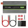 Automobilinis inverteris Qoltec Monolith 2000 W juodas 12 V