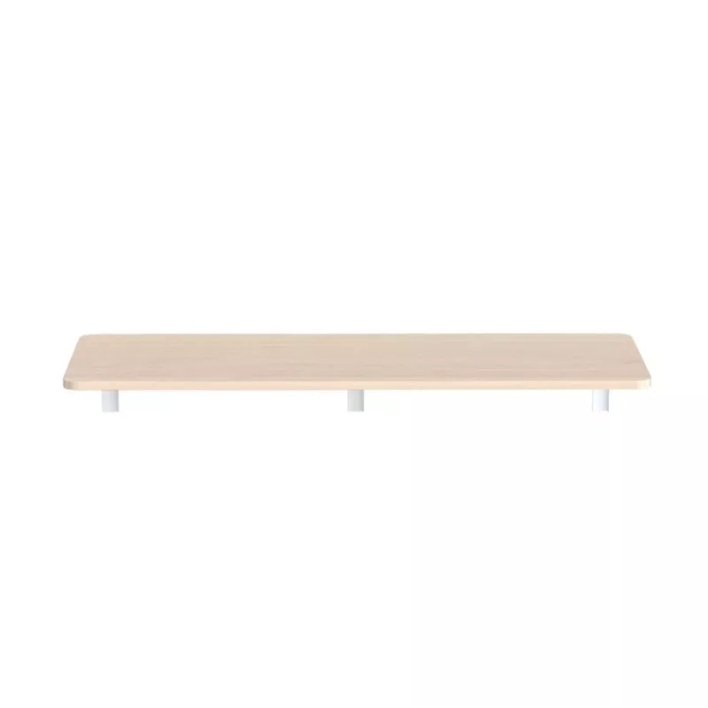 Sulankstoma sieninė lentyna MACLEAN MC-128 WD 100×40 cm medžio apdaila