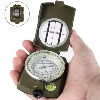 Nešiojamas magnetinis kompasas EYESKEY EK-1001 — cinko lydinys, vandeniui atsparus, 85 mm gylis, 175 g