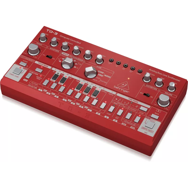 Analoginis sintezatorius Behringer TD-3-RD Red 9V DC