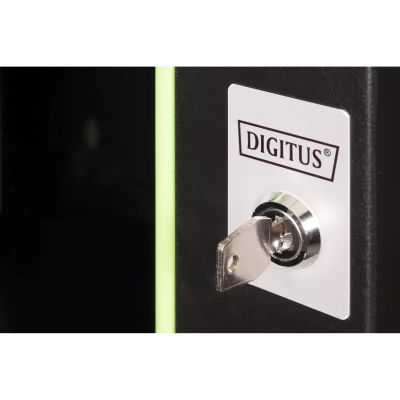 Sieninis stovas Digitus DN-19 12-U-SW 19 inch 12U juodas