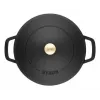 ZWILLING STAUB BRAISERS apvali keptuvė 28 cm, juoda, dugno Ø 22,2 cm
