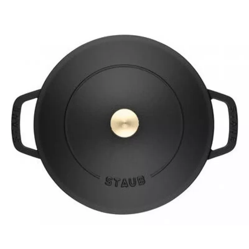 ZWILLING STAUB BRAISERS apvali keptuvė 28 cm, juoda, dugno Ø 22,2 cm