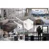 Kabelmeister SW01-W030 lizdų blokas kubo formos, 3x Schuko, USB-C (20 W, PD 3.0) + USB-A (18 W), 3 m kabelis, baltas