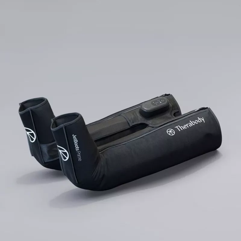 Pneumatiniai atsigavimo batai Therabody RecoveryAir JetBoots Prime S – nuoseklios kompresijos sistema, baterija, 180 min veikimo laikas, juoda, 2,51 kg