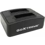 Įkrovimo stotelė GoXtreme Dual Vision 4K – dviejų lizdų įkroviklis veiksmo kamerų baterijoms, modelis 01492