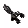 Vidinis maitinimo laidas PHANTEKS PH-CB-DRGB3P — 3 kontaktų į 2× Molex (3 kontaktų), juodas/pilkas