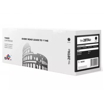 Toner TB suderinamas su HP CF287A 9000 puslapių Juoda