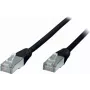 Tinklo kabelis S/CONN Cat5e 1 m, F/UTP (FTP), RJ-45 – RJ-45, 1 Gbit/s, juodas