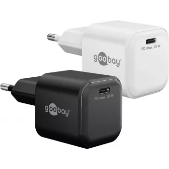 Goobay USB-C™ PD GaN Fast Charger Nano (30 W) juodas (79152)
