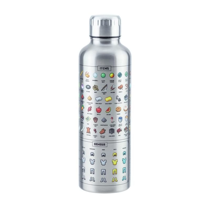 Paladone Minecraft Metal Water Bottle – nerūdijančio plieno gertuvė