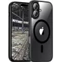 JT Berlin BackCase Pankow Hybrid MagSafe, Apple iPhone 16, juoda/skaidri