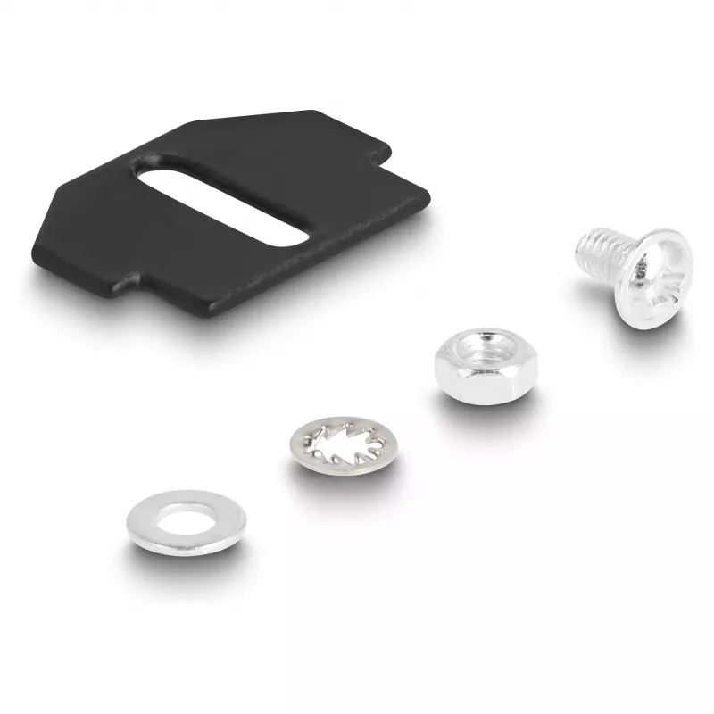Tvirtinimo rėmelis DeLOCK 88063 Juodas Metalinis