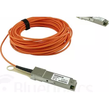 Aktyvus optinis InfiniBand kabelis CBO QSFP-AOC-2M-RW-BO 2 m, QSFP+ į QSFP+, mėlynas