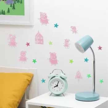 Lipdukas sienai Hasbro Peppa Pig PP13870PP Šviečiantys tamsoje žvaigždutės