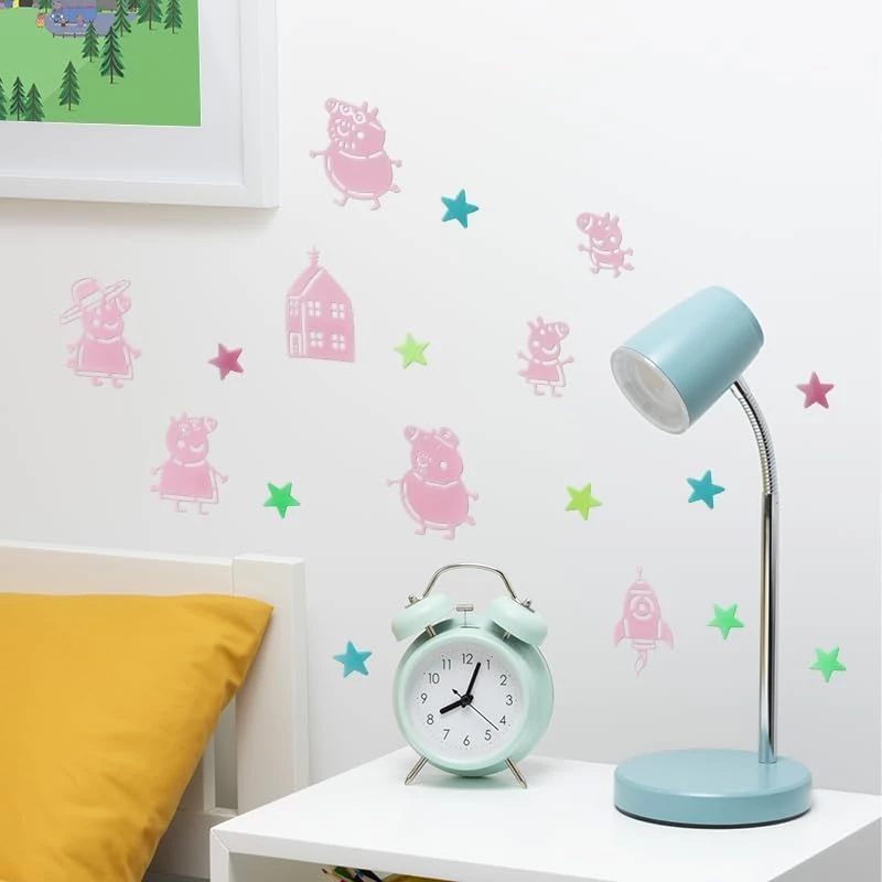 Lipdukas sienai Hasbro Peppa Pig PP13870PP Šviečiantys tamsoje žvaigždutės
