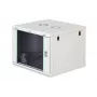 Ant sienos montuojamas 19 colių spintos korpusas DIGITUS Dynamic-N DN-37106 — 9U, 600×600 mm, IP20, su rakinamomis durelėmis