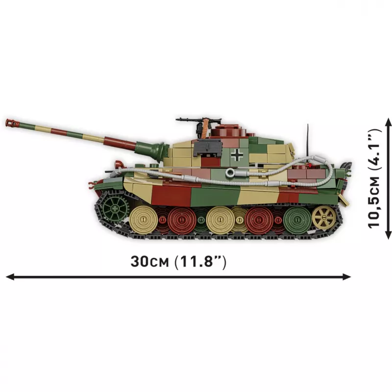 Statybinis rinkinys COBI Panzer VI Ausf. B Königstiger 802 detalės