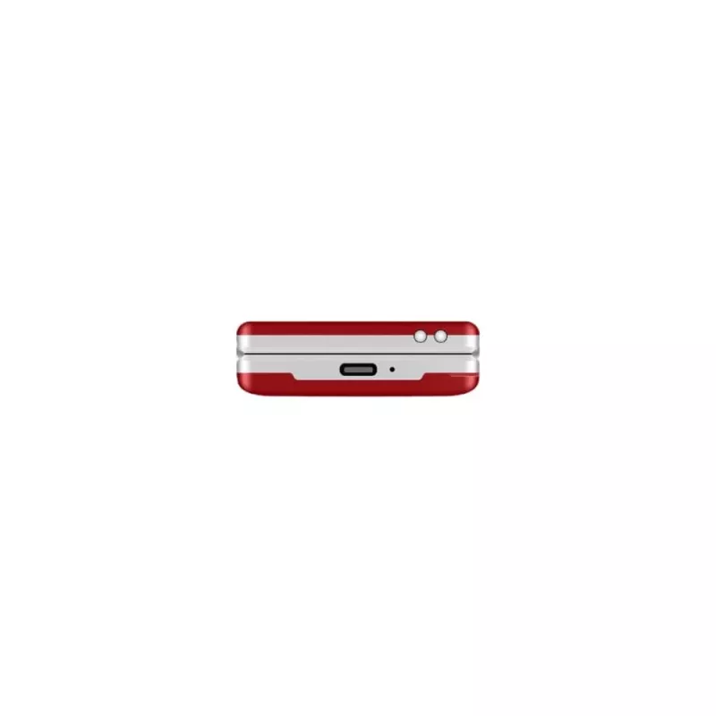 MAXCom Comfort MM835 sulankstomas telefonas, Dual SIM, 3,5 colio (8,89 cm) 320x480, 1400 mAh, raudonas