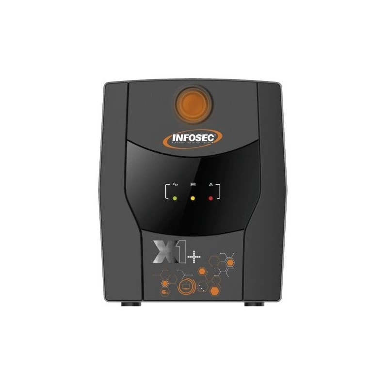 Infosec INF_661147 nepertraukiamo maitinimo šaltinis (UPS) linijinis-interaktyvus, 1300 VA / 720 W, 6x IEC C13, AVR, USB, bokštelis, juodas