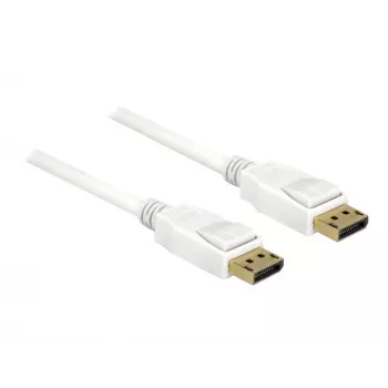 DisplayPort kabelis DeLOCK 85509 1,5 m Baltas