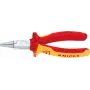 Knipex 22 06 160 - Ilgasnukės replės - Chromo-vanadinis plienas - Plastikas - Raudona/Oranžinė (2206160)