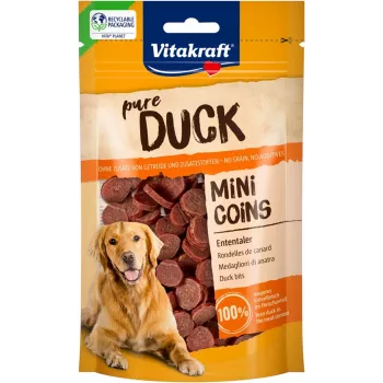 VITAKRAFT Duck Mini Coins šunų skanėstas 80 g