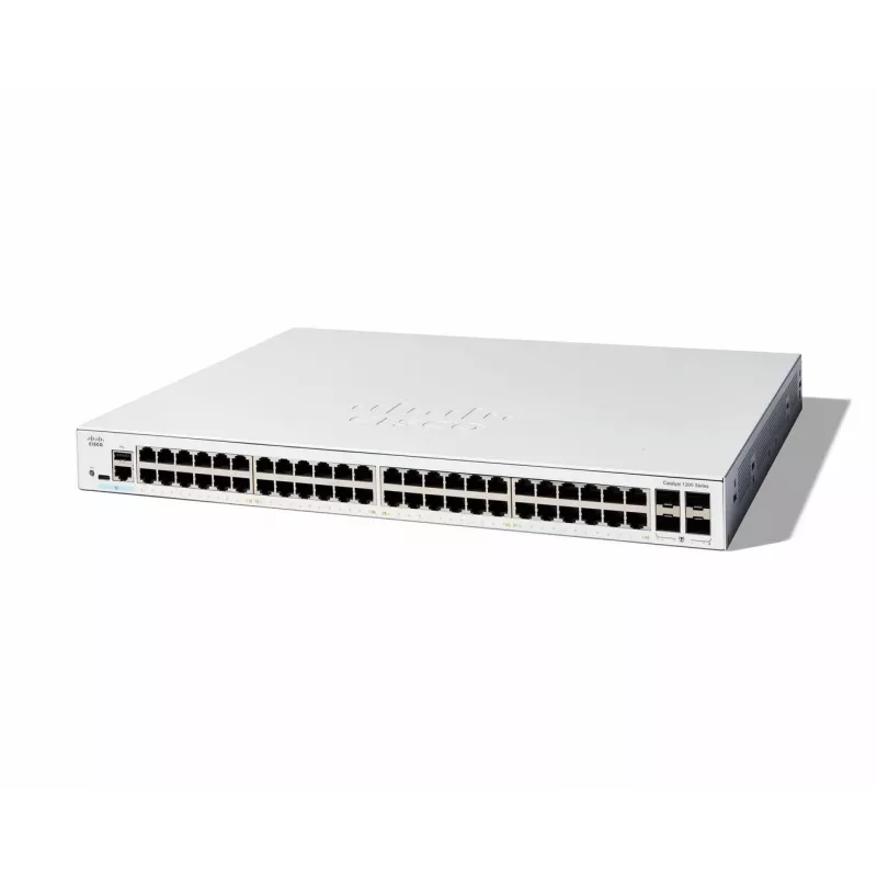 Valdomas jungiklis Cisco Catalyst 1200-48T-4G 48 prievadų GE 4x1GE SFP