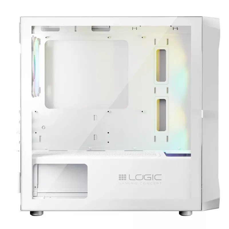 Korpusas Logic PORTOS ARGB MINI USB 3.0 Baltas