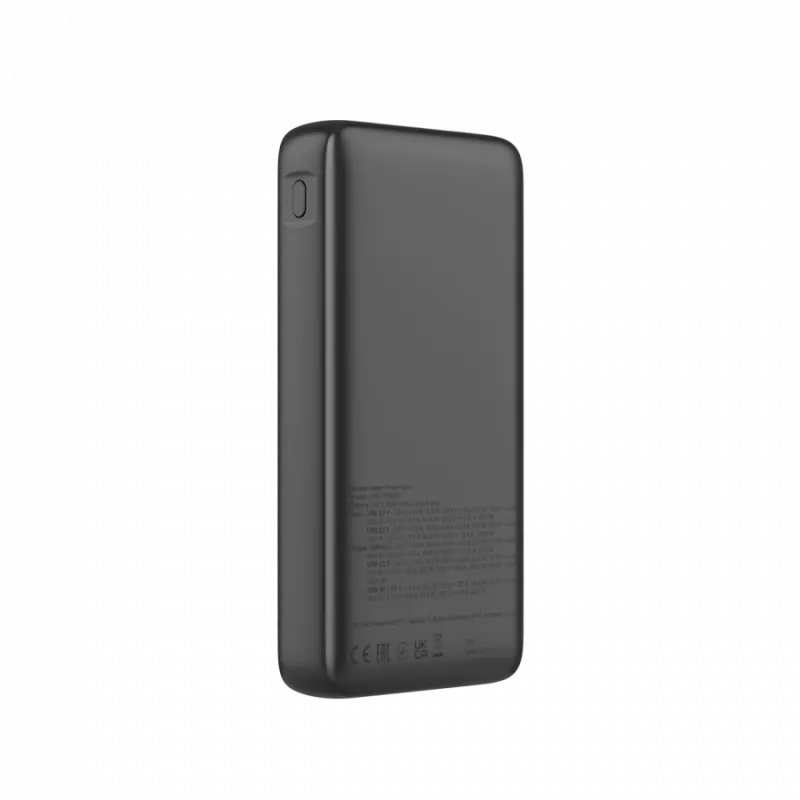CANYON Power Bank PB-240, 25000mAh PD140W, išmanusis ekranas, tamsiai pilka