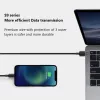 USB-A į Lightning laidas Orsen S9L 1 m 2.1A – juodas