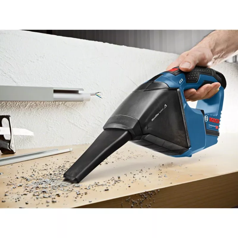 Bosch GAS 10,8 V-LI nešiojamasis dulkių siurblys