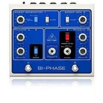 Fazinis efektų pedalas Behringer DUAL-PHASE 000-E8M00-00010 — dvigubas fazinis efektas gitarai / klavišiniams