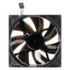 Kompiuterio korpuso ventiliatorius NoiseBlocker BlackSilentPro PLPS 120 mm, 1500 aps./min., 100 m³/h, 4,5 V, juodas
