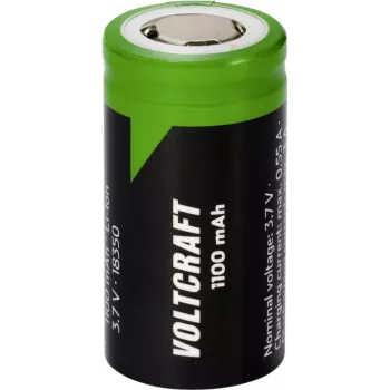 Voltcraft VC-18350 speciali baterija 18350 Flat-Top Ličio 3,7 V 1100 mAh (VC-16569880)