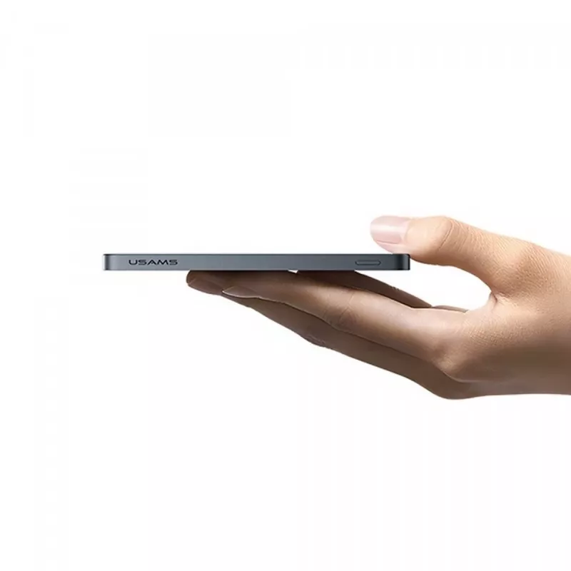 PowerBank 5000mAh 20W belaidis įkroviklis MagSafe titanas