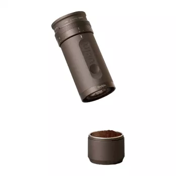 Elektrinis kavos malūnėlis OUTIN Fino Black – kūginiai girnos, 25 g talpa, Ø 7,3 cm, 199 mm aukštis, 690 g