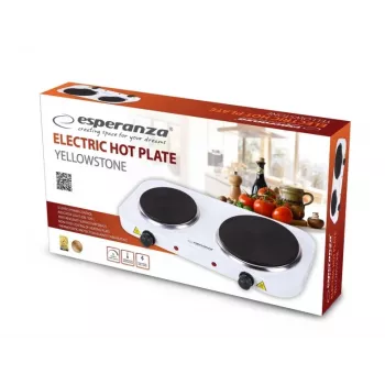 Esperanza EKH014W elektrinė viryklė 2 zonų balta