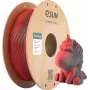 PLA MATTE DUAL 1,75mm raudonas juodas 1kg ESUN 3D FILAMENT (PLA-MTD175B-BR1P1)