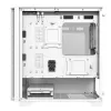 Montech AIR 100 ARGB Micro-ATX korpusas su keturiai ARGB ventiliatoriais, itin minimalistinis dizainas, smulkus tinklelio priekis, didelis oro srautas, unikalus šoninis skydelis