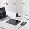 Maitinimo blokas MACLEAN MCE388 W – 2 lizdai, 3×USB, 110–240V, 2500W, 3 m laidas, baltas
