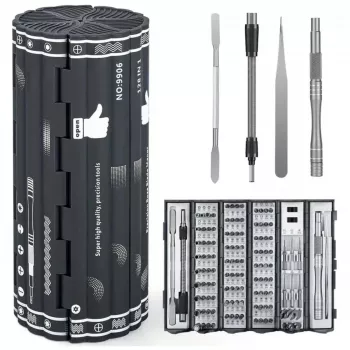 Precizinis atsuktuvų rinkinys Extralink EX.21465 – Magnetinis 128-in-1 bitų komplektas