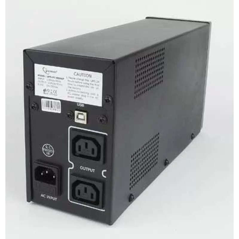 Gembird UPS-PC-850AP nepertraukiamo maitinimo šaltinis (UPS) Line-Interactive 0,85 kVA 520 W 4 AC išvadai