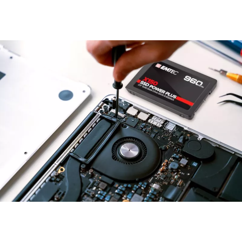 Emtec X150 Power Plus - SSD - 2 TB - vidinis - 2,5 colio (6,4 cm) - SATA 6Gb/s (ECSSD2TX150)